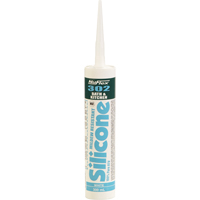 NuFlex&reg; 302 Bath And Kitchen Silicone Sealant, 300 ml, Cartridge, Clear Ottawa Fastener Supply