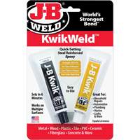 KwikWeld Epoxy, Two-Part, Tube, 2 oz., Grey AG577 | Ottawa Fastener Supply
