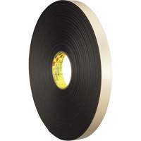 Double-Coated Foam Tape, 66 m (216') L x 12.7 mm (1/2") W, 31 mils, Polyethylene Ottawa Fastener Supply