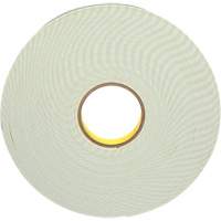 Double-Coated Foam Tape, 33 m (108') L x 25.4 mm (1") W, 62 mils, Urethane Ottawa Fastener Supply