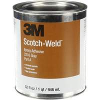 Scotch-Weld Adhesive, 32 fl. oz., Kit, Two-Part, Grey Ottawa Fastener Supply