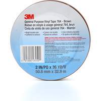 Ruban en vinyle pour travaux g&eacute;n&eacute;raux 764, 50,8 mm (2") la x 32,9 m (108') lo, 5 mils, Brun Ottawa Fastener Supply