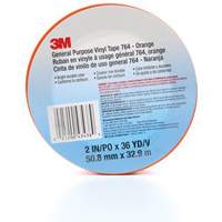 Ruban en vinyle pour travaux g&eacute;n&eacute;raux 764, 50,8 mm (2") la x 32,9 m (108') lo, 5 mils, Orange Ottawa Fastener Supply
