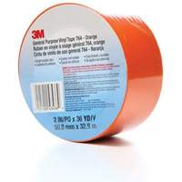 Ruban en vinyle pour travaux g&eacute;n&eacute;raux 764, 50,8 mm (2") la x 32,9 m (108') lo, 5 mils, Orange Ottawa Fastener Supply