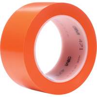 471 Vinyl Tape, 50.8 mm (2") W x 32.9 m (108') L, 5.2 mils, Orange Ottawa Fastener Supply
