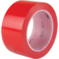 Ruban en vinyle 471, 50,8 mm (2") la x 32,9 m (108') lo, 5,3 mils, Rouge Ottawa Fastener Supply