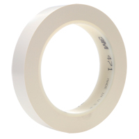 471 Vinyl Tape, 25.4 mm (1") W x 32.9 m (108') L, 5.3 mils, White Ottawa Fastener Supply