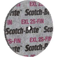 Scotch-Brite EXL Unitized Wheel, 3" x 1/2", 1/4" Arbor Ottawa Fastener Supply
