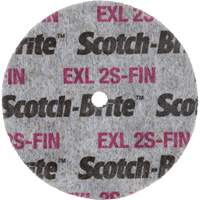 Scotch-Brite EXL Unitized Wheel, 3" x 1/2", 1/4" Arbor Ottawa Fastener Supply