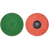 Disque de toile &agrave; changement rapide Zirc Plus, 3" dia., Grain 120, Alumine de zirconium Ottawa Fastener Supply