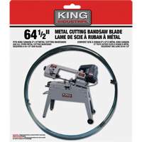 Lame de scie &agrave; ruban en m&eacute;tal, Acier au carbone, 64-1/2" lo x 1/2" la x &eacute;paisseur 0,025", 24 dents par pouce Ottawa Fastener Supply