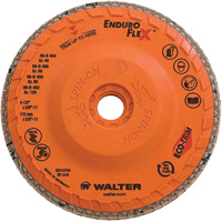Disque &agrave; lamelles Enduro-Flex, 4-1/2" x 5/8"-11, Type 27, Grain 120, Alumine de zirconium Ottawa Fastener Supply