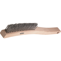 V-Trim Long Handle Scratch Brushes, Steel, 3 x 19 Wire Rows, 13-3/4" Long Ottawa Fastener Supply