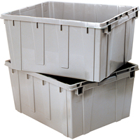 Nesting Container, 21.1" W x 17.7" D x 12" H, Grey Ottawa Fastener Supply
