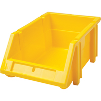 Stack & Hang Bin, 4-13/16" W x 3-3/16" H x 7-1/8" D, Yellow Ottawa Fastener Supply