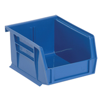Ultra Stack & Hang Bin, 4-1/8" W x 3" H x 5-3/8" D, Blue Ottawa Fastener Supply