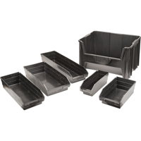 Recycled Shelf Bins, 4-1/8" W x 11-5/8" D x 4" H, 30 lbs. Capacity Ottawa Fastener Supply
