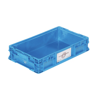 StakPak Plus 4845 System Containers, 15" W x 24" D x 5" H, Royal Blue Ottawa Fastener Supply