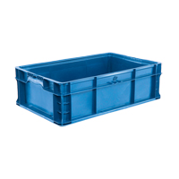 StakPak Plus 4845 System Containers, 15" W x 24" D x 7.5" H, Royal Blue Ottawa Fastener Supply