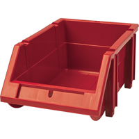 Stack & Hang Bin, 4-13/16" W x 3-3/16" H x 7-1/8" D, Red Ottawa Fastener Supply