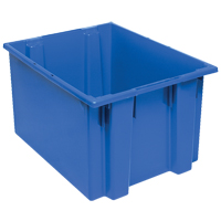 Contenants Stack & Nest, 13" x 23,5" x 19,5", Bleu Ottawa Fastener Supply