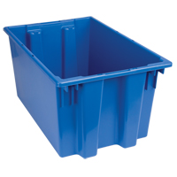 Stack & Nest Totes, 12" x 23.5" x 15.5", Blue Ottawa Fastener Supply