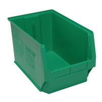 Giant Stacking Containers, 12.375" W x 19.75" D x 11.875" H, Green Ottawa Fastener Supply
