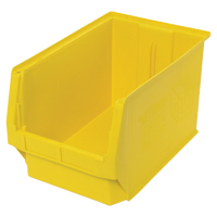 Giant Stacking Containers, 12.375" W x 19.75" D x 11.875" H, Yellow Ottawa Fastener Supply