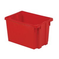 Contenants Stack-N-Nest Polylewton, 12,1" x 19,4" x 12,9", Rouge Ottawa Fastener Supply