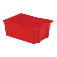 Contenants Stack-N-Nest Polylewton, 10,5" x 26,1" x 18,7", Rouge Ottawa Fastener Supply