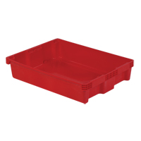 Contenants Stack-N-Nest Polylewton, 6,1" x 29,6" x 22,4", Rouge Ottawa Fastener Supply