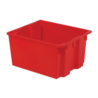Contenants Stack-N-Nest Polylewton, 13" x 24" x 20", Rouge Ottawa Fastener Supply