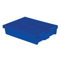 Contenants Stack-N-Nest Polylewton, 6,1" x 29,6" x 22,4", Bleu Ottawa Fastener Supply