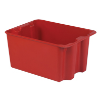 Stack-N-Nest<sup>®</sup> Plexton Containers, 19.9" W x 27.5" D x 14" H, Red CD188 | Ottawa Fastener Supply