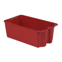 Stack-N-Nest<sup>®</sup> Plexton Containers, 16.9" W x 30.6" D x 11.1" H, Red CD190 | Ottawa Fastener Supply