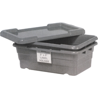 Cross Stack Bins, 16" W x 25.125" D x 8.5" H, Grey Ottawa Fastener Supply