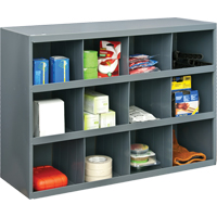 Storage Bin Cabinets, Steel, 12 Drawers, 33-3/4" x 12" x 23-7/8", Grey Ottawa Fastener Supply