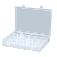 Compact Compartment Cases, 13.125" W x 2.3125" D x 9" H, 24 Compartments CD381 | Ottawa Fastener Supply