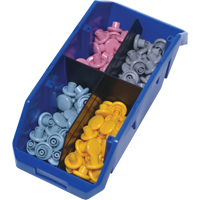 Quick Pick Bins, 5" x 6.625" x 5", Blue CD406 | Ottawa Fastener Supply