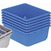 QuanTub Nesting Totes, 19" W x 24.5" D x 9.5" H, Blue Ottawa Fastener Supply