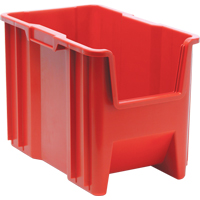 Giant Stacking Containers, 10.875" W x 17.5" D x 12.5" H, Red Ottawa Fastener Supply
