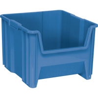 Giant Stacking Containers, 16.5" W x 17.5" D x 12.5" H, Blue Ottawa Fastener Supply