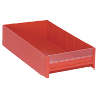 Cabinet Drawer, 5-5/8" W x 11" D x 2-1/2" H, Red Ottawa Fastener Supply
