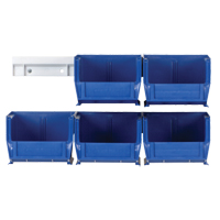 Bac suspendu & empilable en plastique