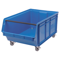 Mobile MAGNUM Bin, 14-7/8" H x 18-3/8" W x 29" D, 150 lbs. Capacity, Blue Ottawa Fastener Supply
