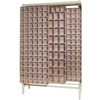 Free-Standing Tip-Out Bins Slider System, 48" W x 18" D x 77" H, 303 Drawers Ottawa Fastener Supply
