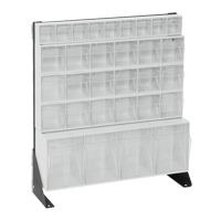 Tip-Out Bins Stand, 23-5/8" W x 8" D x 28" H, 31 Drawers Ottawa Fastener Supply