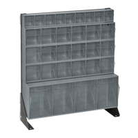 Tip-Out Bins Stand, 23-5/8" W x 8" D x 28" H, 31 Drawers Ottawa Fastener Supply