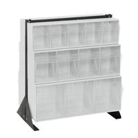 Tip-Out Bins Stand, 23-5/8" W x 16" D x 28" H, 24 Drawers Ottawa Fastener Supply