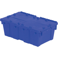 Contenants de distribution Flipak en plastique poly&eacute;thyl&egrave;ne (PE), 19,7" x 11,8" x 7,3", Bleu Ottawa Fastener Supply